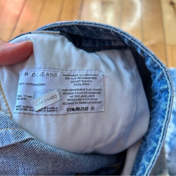 IRO Sz XS Denim Distressed Jean Skirt - Picture 12 of 12